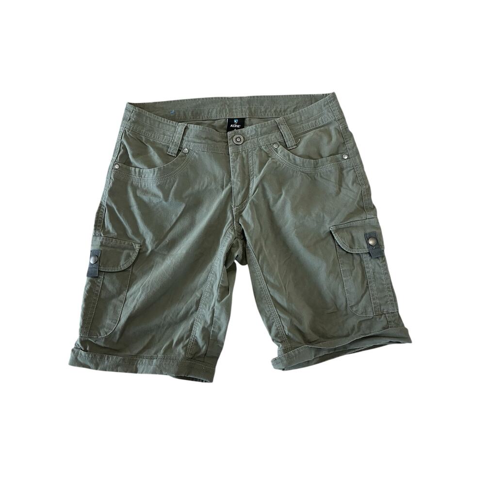 Kuhl Women's Green Cargo Shorts Hiking